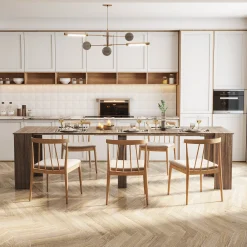 Multifunctional Extendable Dining and Console Table for Hosting