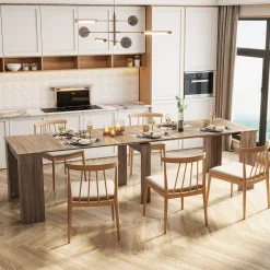 Multifunctional Extendable Dining and Console Table for Hosting