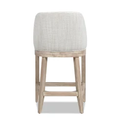 Newport 26.5' Coastal Curved Back Upholstered Counter Stool