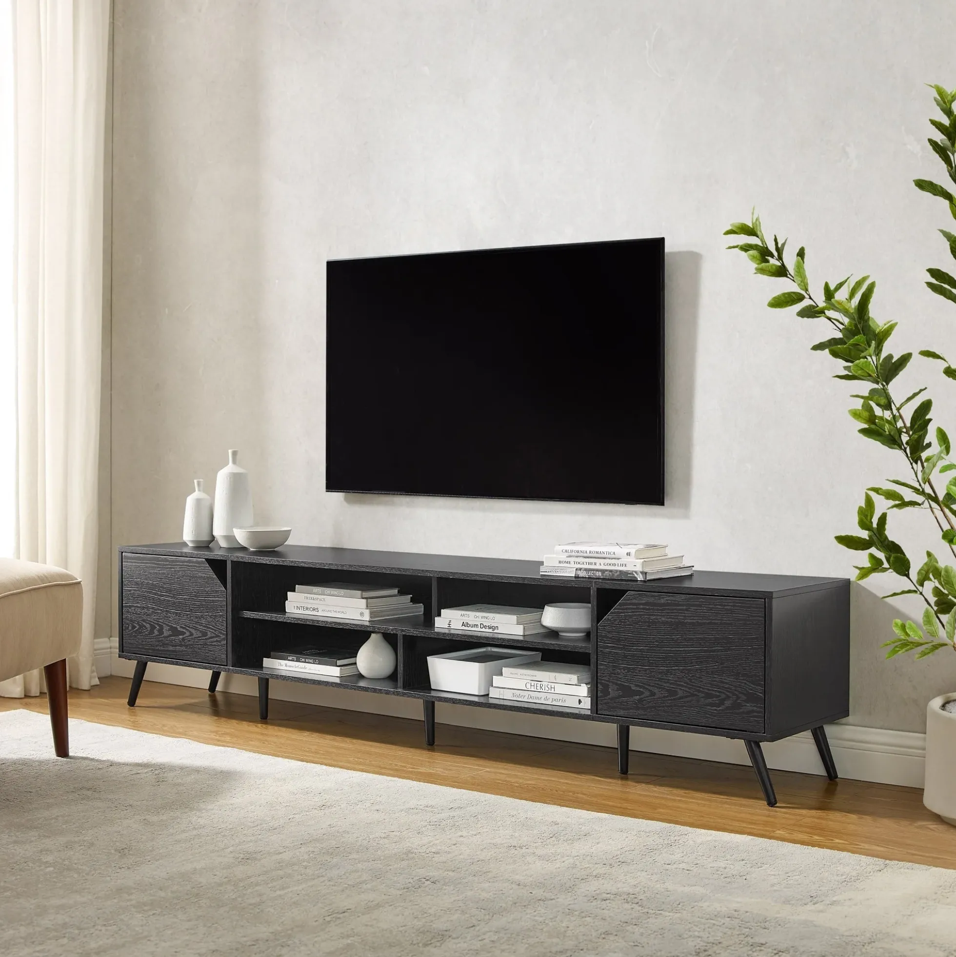 Noah Mid-Century Modern Angular TV Stand Collection