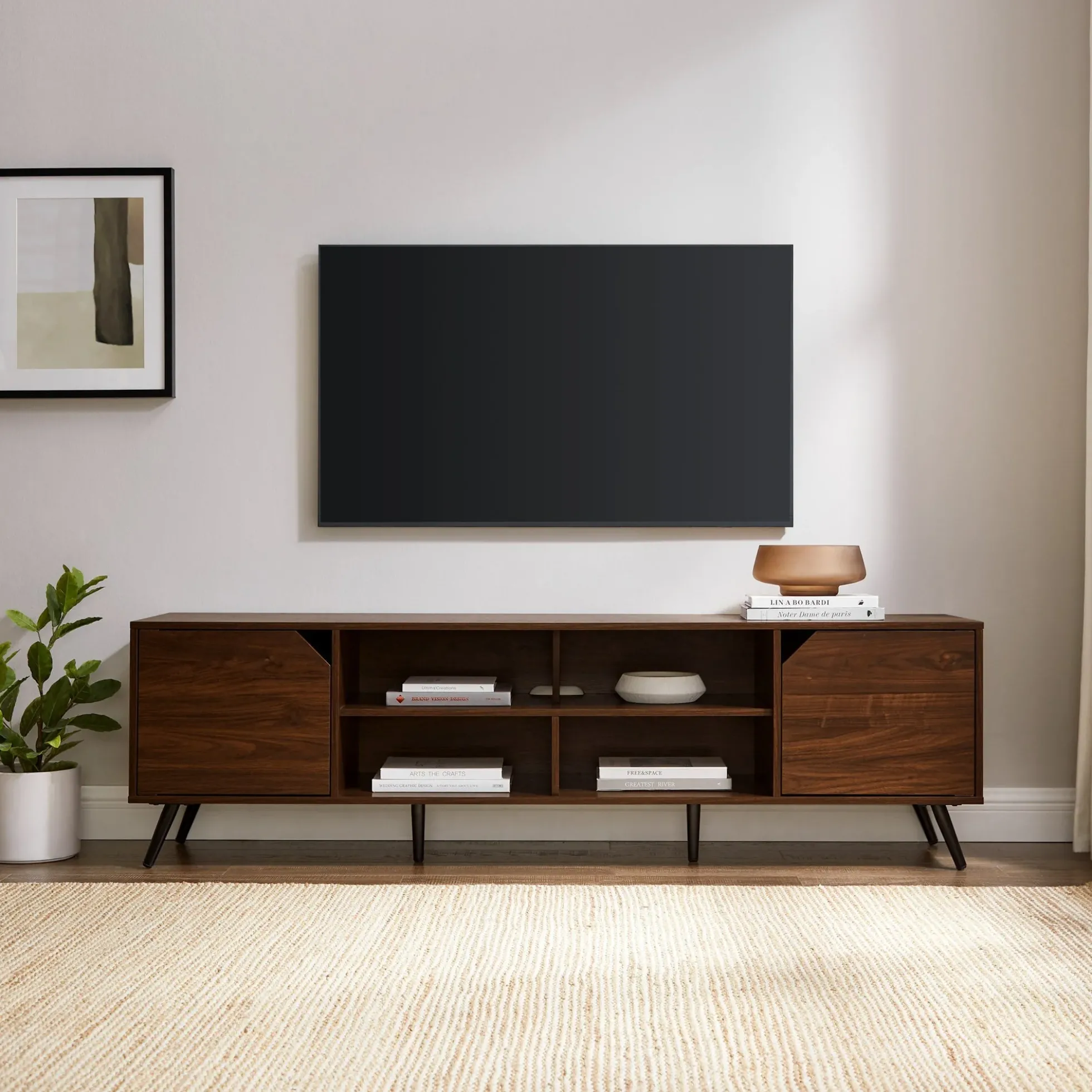 Noah Mid-Century Modern Angular TV Stand Collection