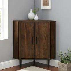 Nora 30" 2- Door Corner Accent Cabinet