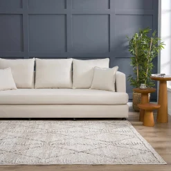 Nyla Bone Indoor & Outdoor Rug