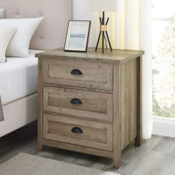 Odette Transitional Farmhouse Nightstand