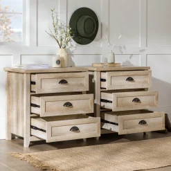 Odette Transitional Farmhouse Nightstand