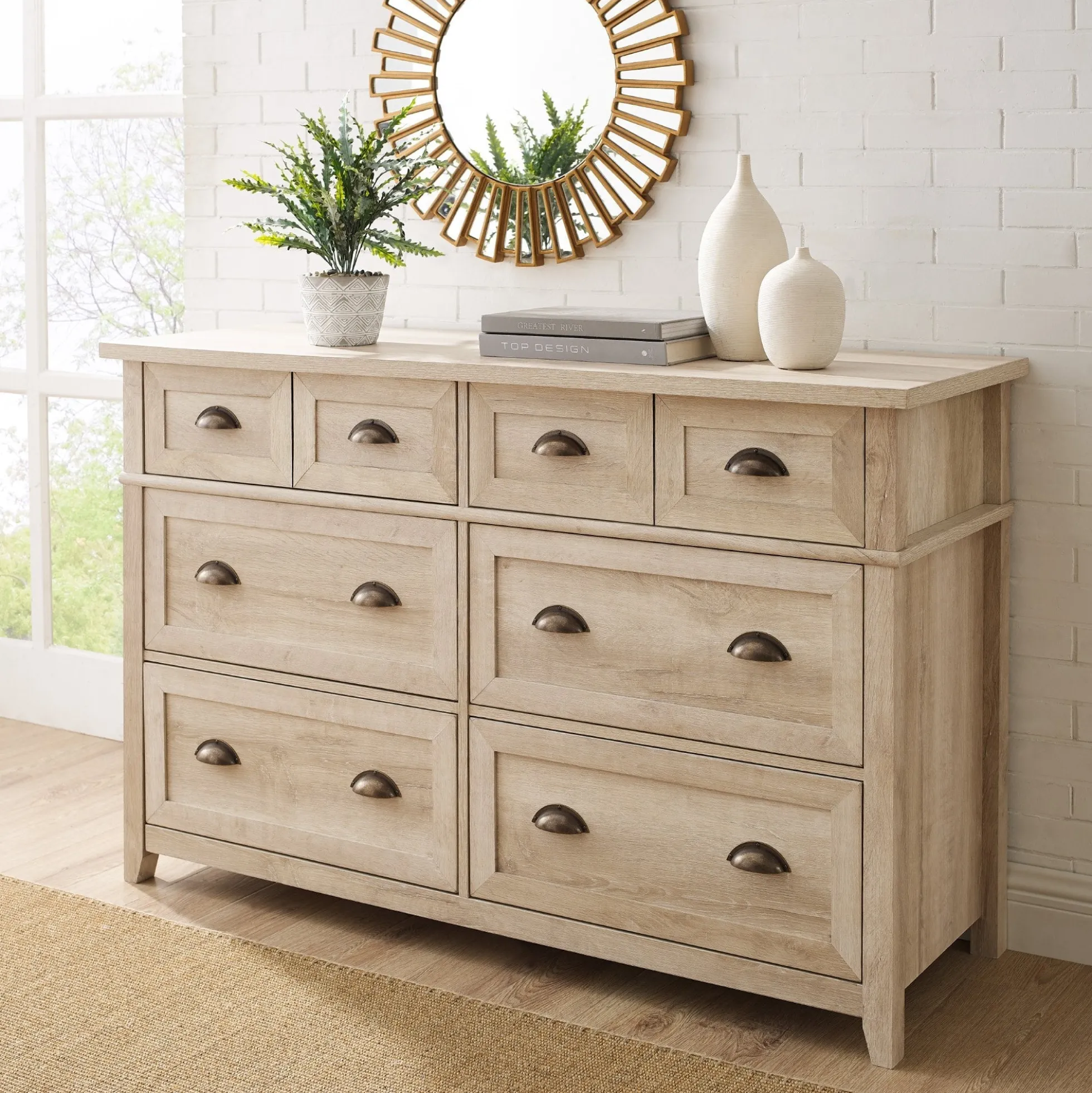 Odette Transitional Farmhouse Dresser Collection