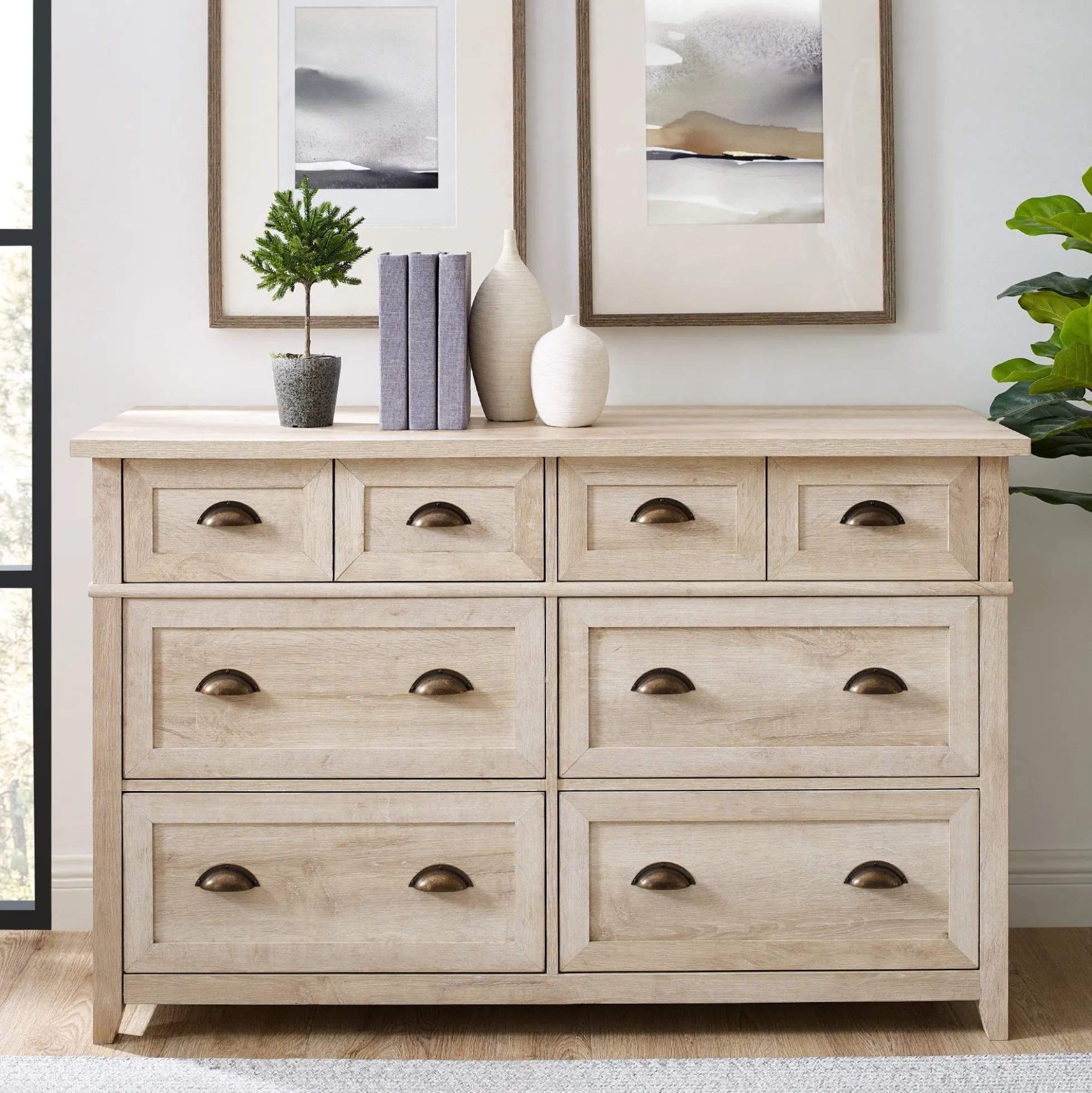 Odette Transitional Farmhouse Dresser Collection