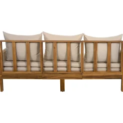 Outdoor Patio 3 Seat Sunbed Daybed Couch