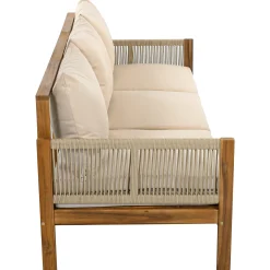 Outdoor Patio 3 Seat Sunbed Daybed Couch