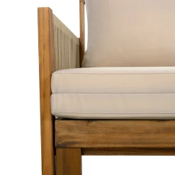 Outdoor Patio 3 Seat Sunbed Daybed Couch
