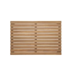 Outdoor Patio Wood 4-Piece Furniture Set with Coffee Table & Cushions