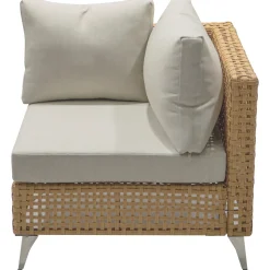 Outdoor 7-Piece Wicker Conversation Sectional Sofa Set with Cushions and Coffee Table