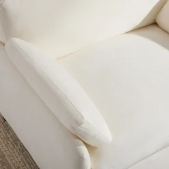 Oversized Chenille Single Wide and Deep Seat Accent Chair