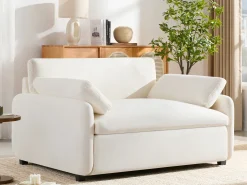 Oversized Chenille Single Wide and Deep Seat Accent Chair