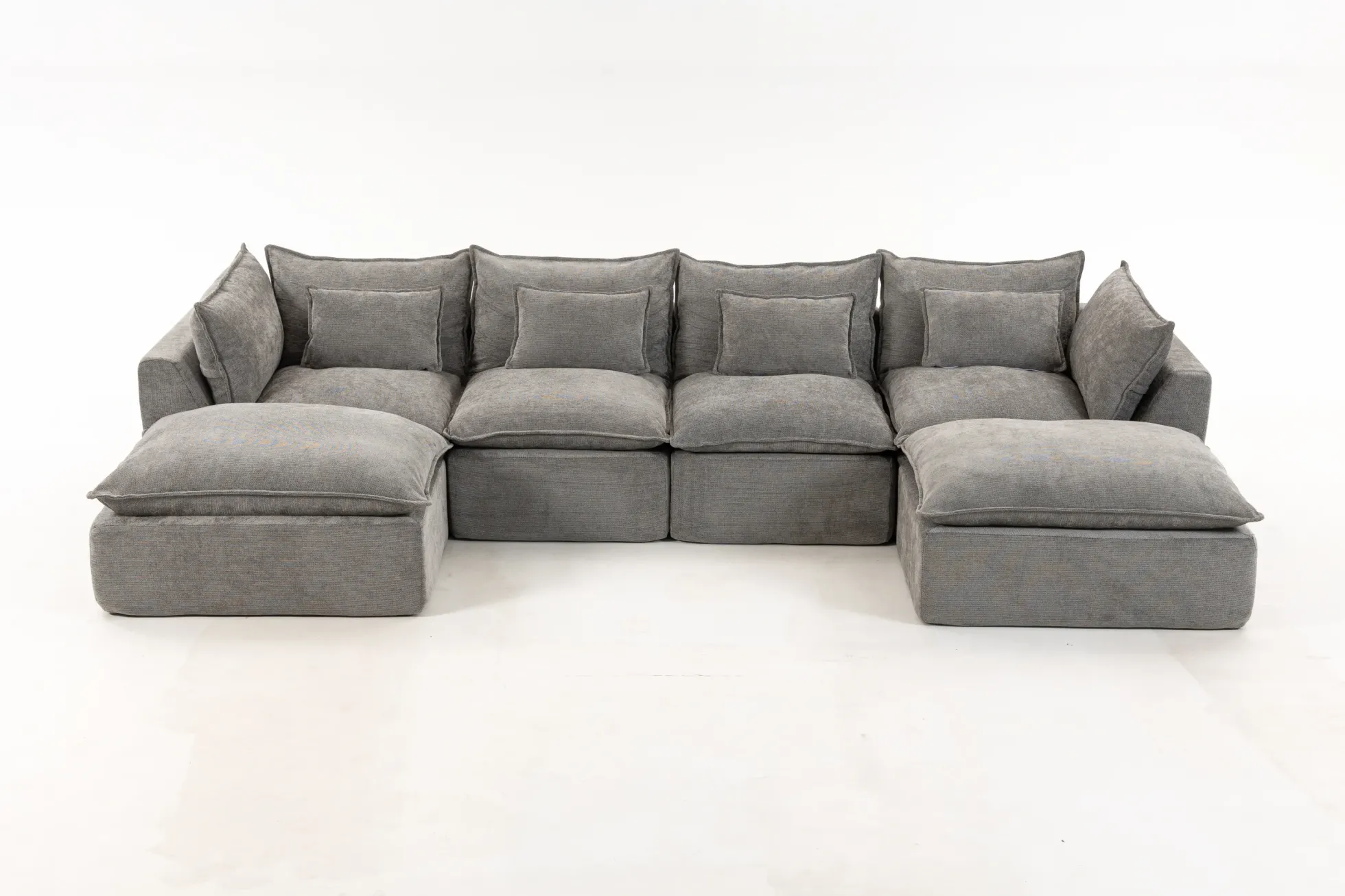 Oversized Cloud Modular 129.8"in Sectional Sofa