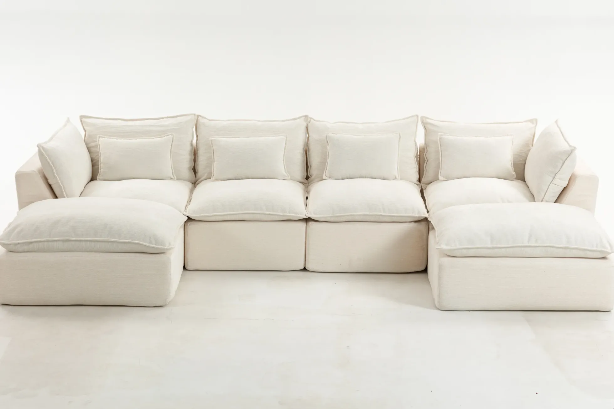 Oversized Cloud Modular 129.8"in Sectional Sofa