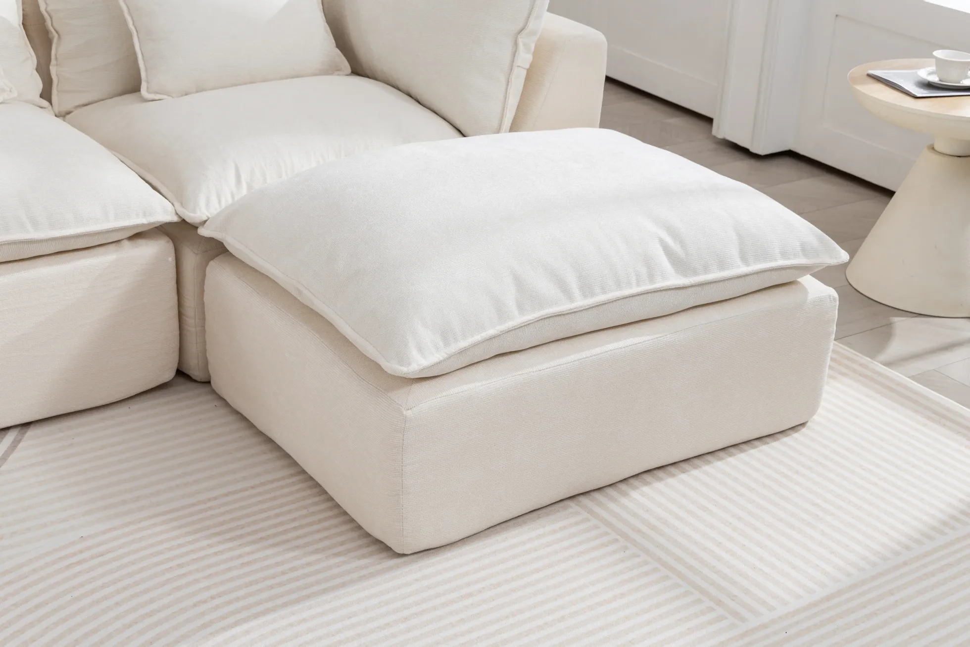 Oversized Cloud Modular 129.8"in Sectional Sofa