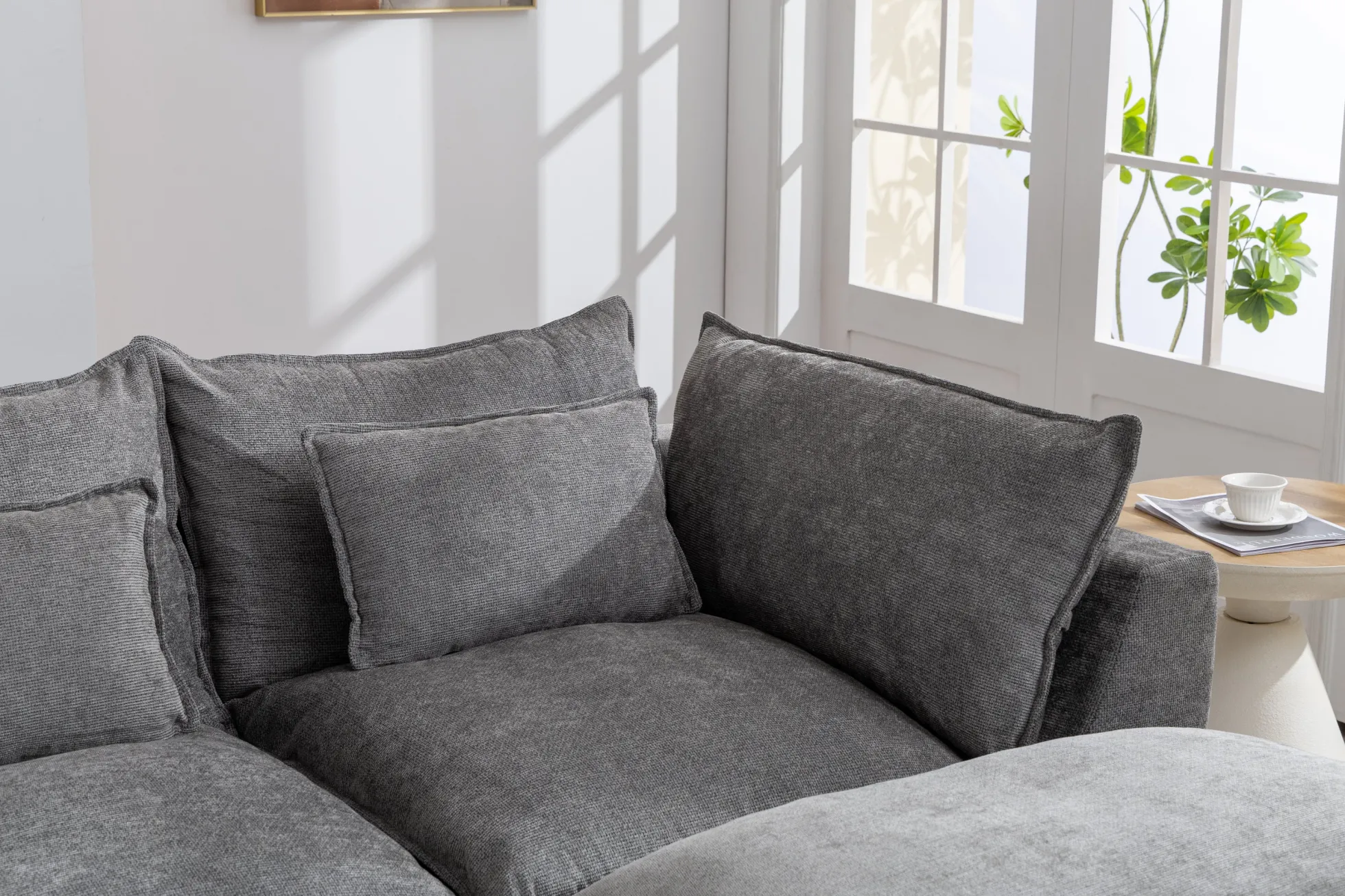Oversized Cloud Modular 129.8"in Sectional Sofa
