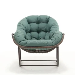Oversized Indoor & Outdoor Lounge Papasan Rocking Chair