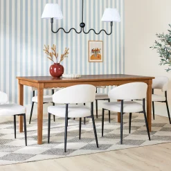 Paisley Modern Scalloped Easy Assembly 70