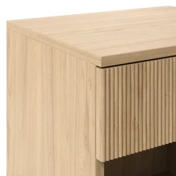 Paris Modern Scandinavian Reeded Nightstand