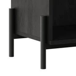 Paris Modern Scandinavian Reeded Nightstand
