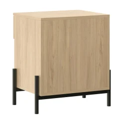 Paris Modern Scandinavian Reeded Nightstand