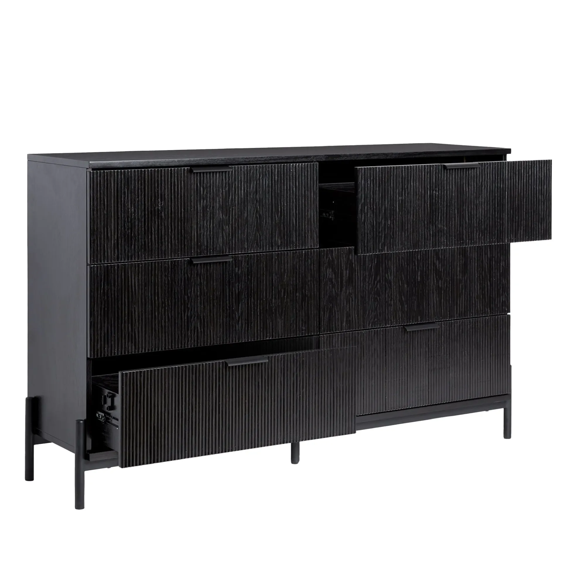 Paris Modern Scandinavian Reeded Dresser