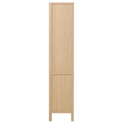 Penelope Modern Fluted Glass Cabinet Bookshelf