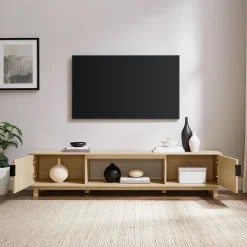 Reema Arundo Scandinavian Reeded TV Stand