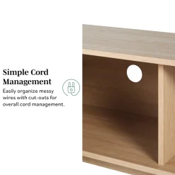 Reema Arundo Scandinavian Reeded TV Stand