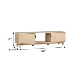 Reema Arundo Scandinavian Reeded TV Stand