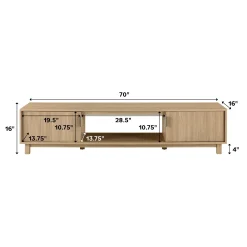 Reema Arundo Scandinavian Reeded TV Stand