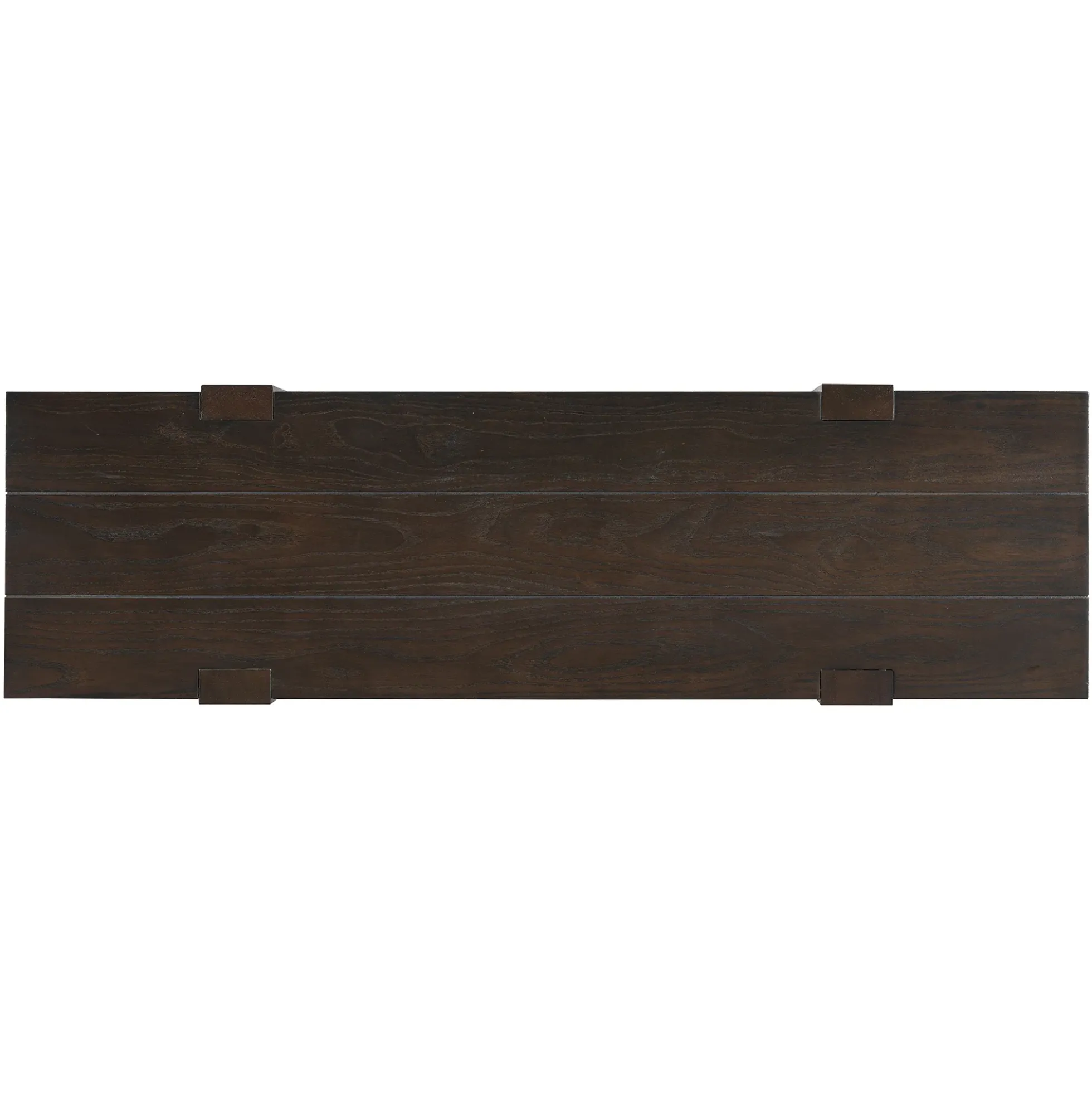 Rustic Minimalist Console Entryway Table with Hidden Drawer and Side Power Outlet