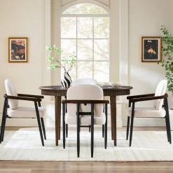 Samantha Modern Fluted Wooden 52