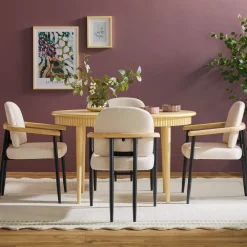 Samantha Modern Fluted Wooden 52