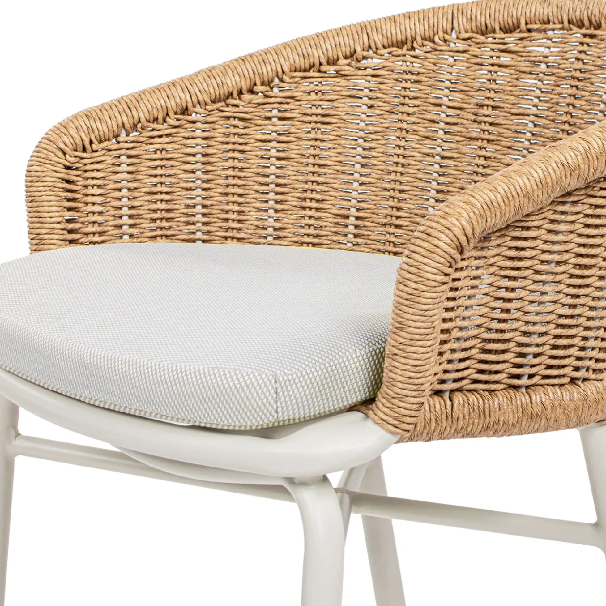 Santorini 28' Wicker Back Outdoor Bar Stool, Set of 2