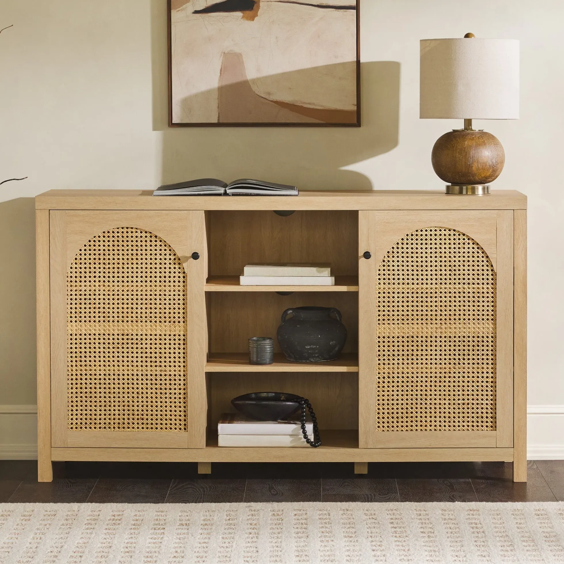 Sasha 58" Rattan Sideboard TV Stand