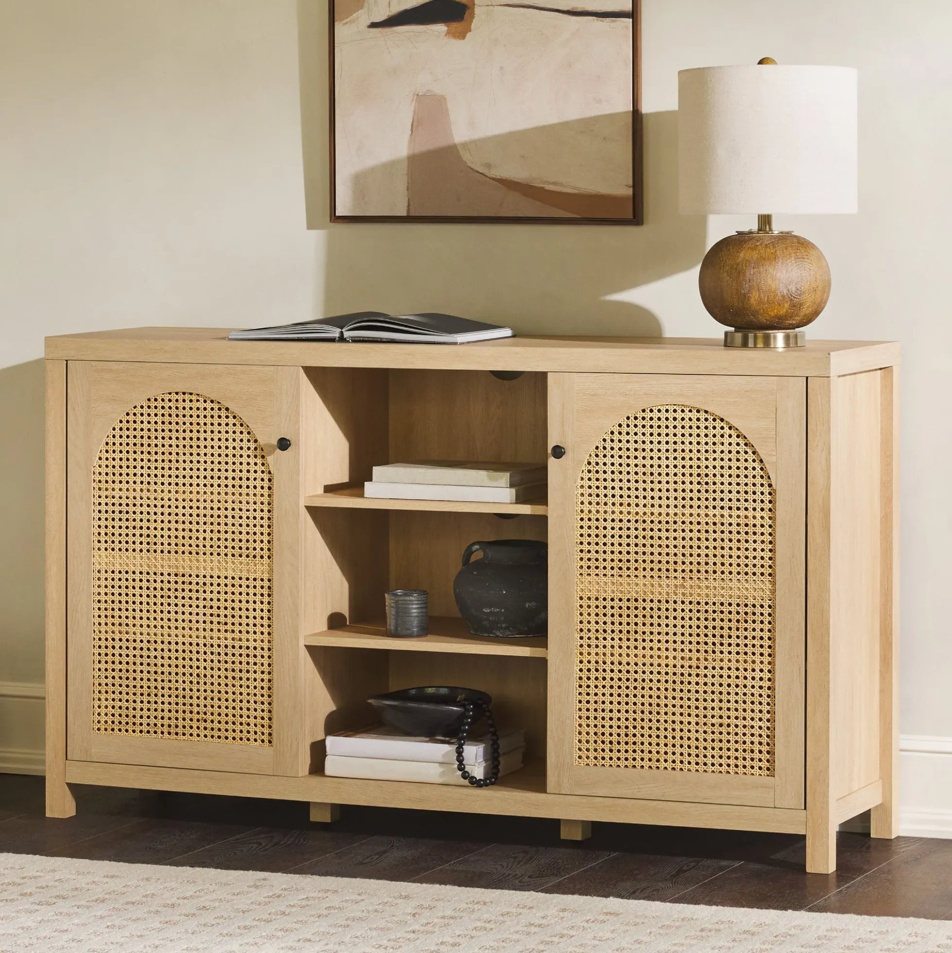 Sasha 58" Rattan Sideboard TV Stand