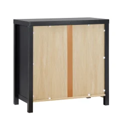 Sasha Modern Arched Glass Accent Cabinet