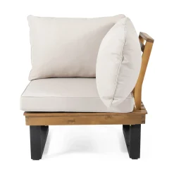 Sebastian Hand-Crafted Outdoor Patio 4-Piece Sofa Set with Water-Resistant Cushions