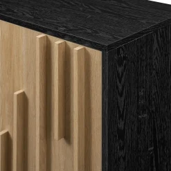 Silas Contemporary Wood Detailed-Door Sideboard / TV Stand