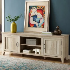 Simple Groove Door Console