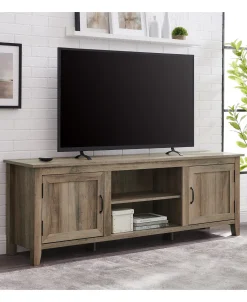 Simple Groove Door Console