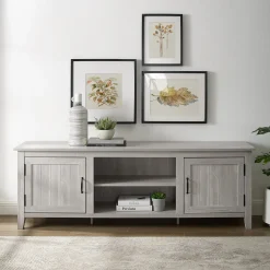 Simple Groove Door Console