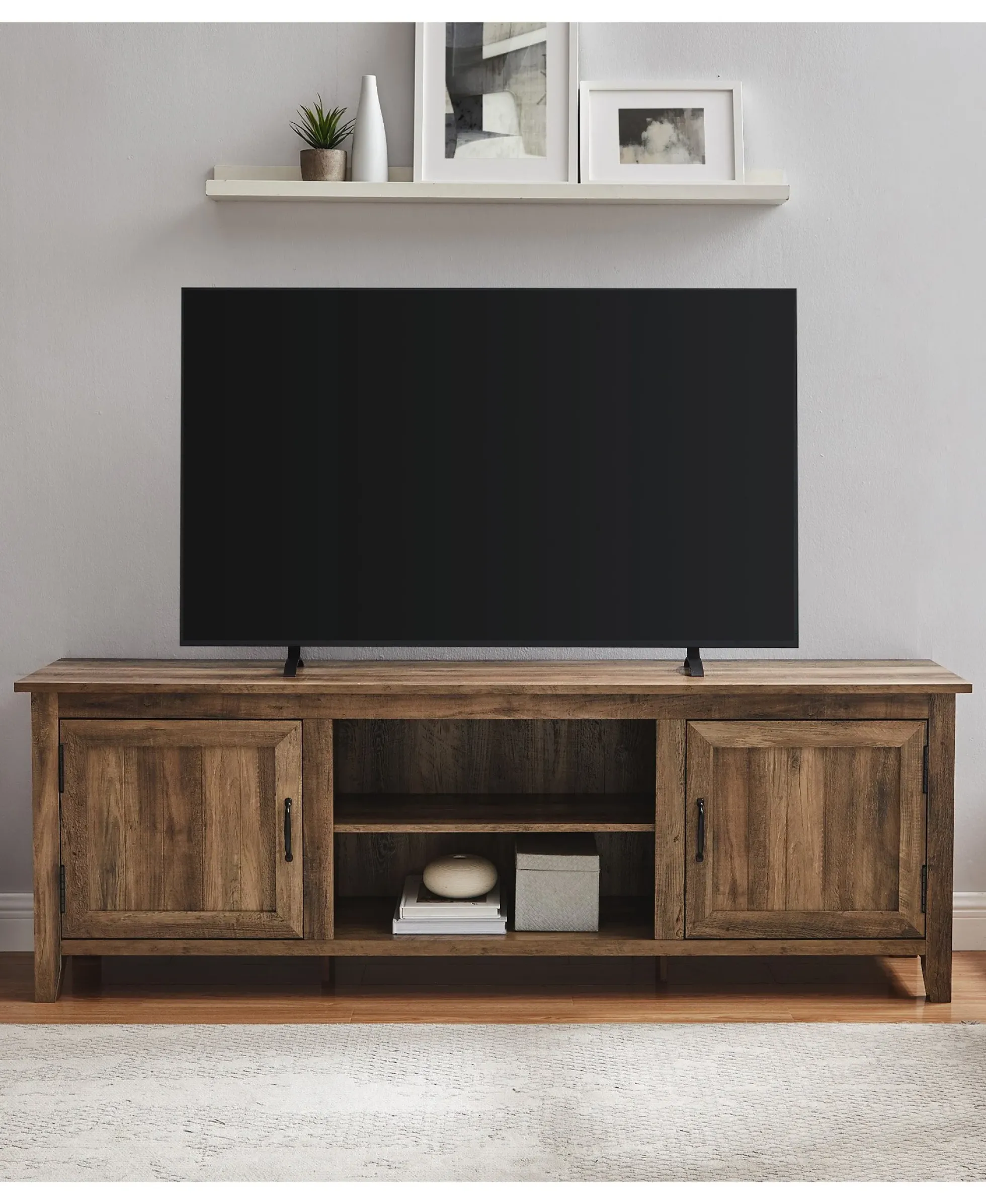 Simple Groove Door Console