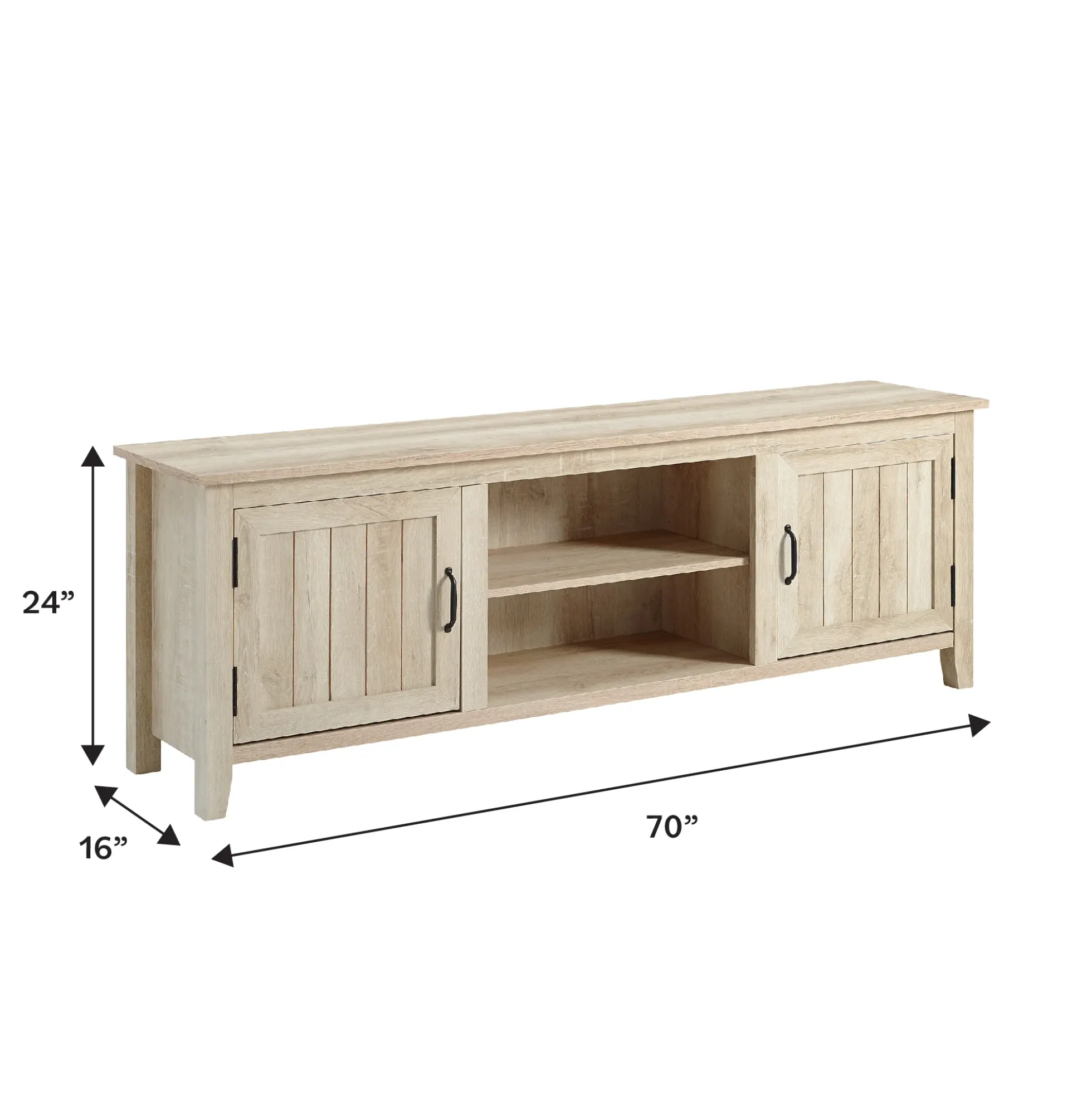 Simple Groove Door Console