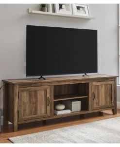 Simple Groove Door Console