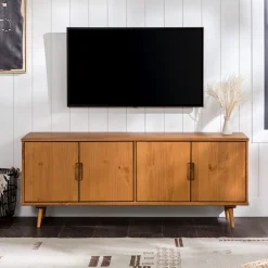 Sloane 60" 4-Door Solid Wood TV Stand
