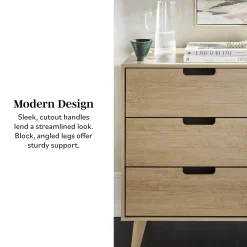 Sloane Hans Mid-Century Modern Angle-Leg Dresser